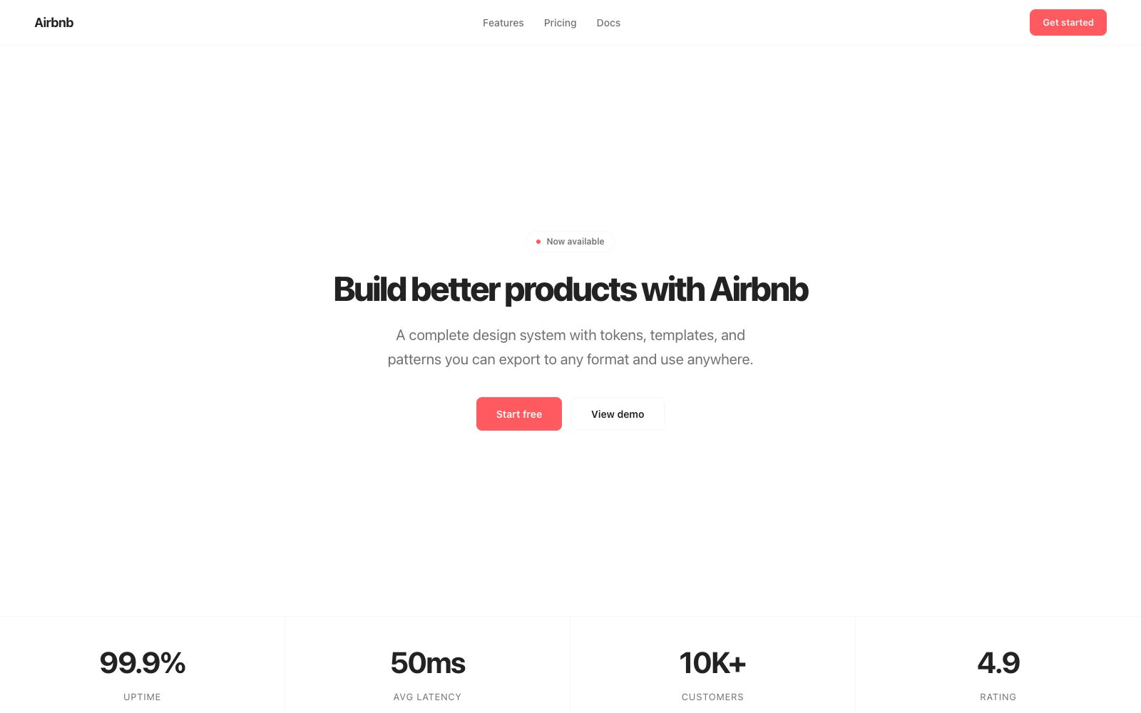 Airbnb search results with photography cards