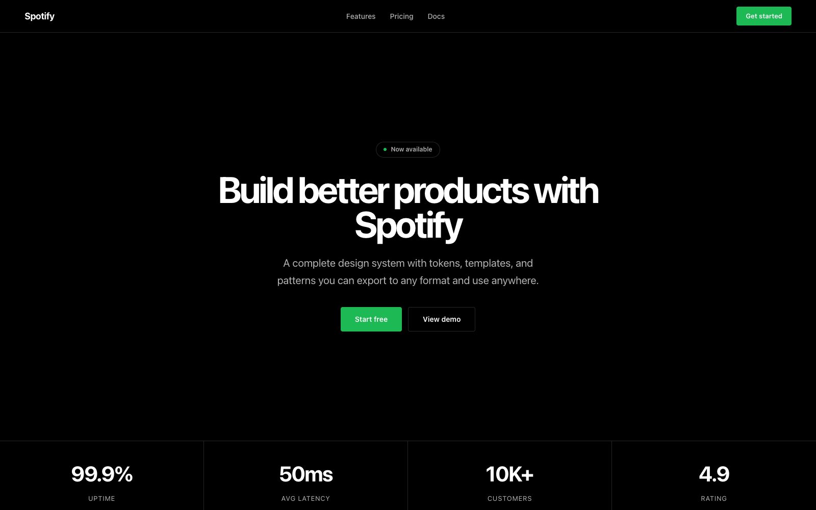 Spotify Now Playing interface with green accent